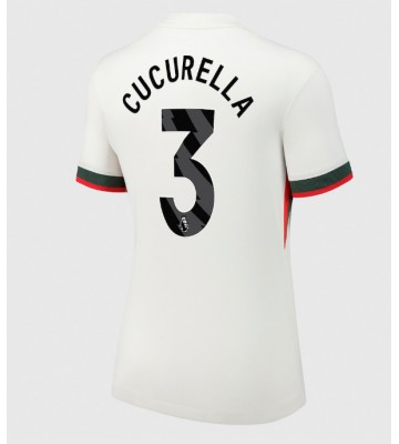 Chelsea Marc Cucurella #3 Udebanetrøje Dame 2025-26 Kortærmet